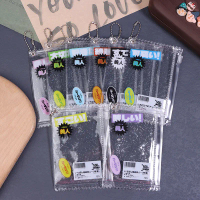 1pc 3inch ถุงขนมโปร่งใส Kpop แขนเสื้อพร้อมซิปพีวีซีโฟโตการ์ดผู้ถืออุปกรณ์ประกอบฉากการ์ดภาพยนตร์การ์ด