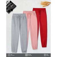 CELANA SWEATPANTS JOGGER PRIA DAN WANITA JOGGER GYM KOREAN STYLE BAHAN TEBAL M DENIM