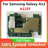 For Samsung Galaxy A12 A125F A125U Motherboard Unlocked EU Version Logic Board Mainboard