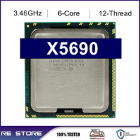 Used Xeon X5690 3.46GHz 6.4GT/s 12MB 6 Core LGA 1366 SLBVX CPU Processor