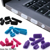 Silicone Dust Plug Protector For Xiaomi Mi notebook Air 12 13 Pro 15 laptop 12.5 13.3 15.6 inch Laptop Dust Plugs Ports