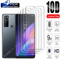 4PCS For TCL 40 SE 6.75" Screen Protective Tempered Glass On TCL40SE 40SE Protection Cover Film