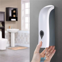 300ML Wall Mount Manual Press Bathroom Accessories Refillable Liquid Soap Dispenser Home Hotel Kitchen Shower Gel Detergent
