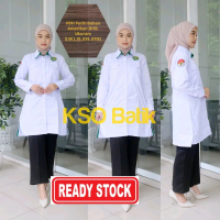 Tunik PDH PUTIH KEMENAG WANITA LENGAN PANJANG Terbaru 2025 / Tunik WANITA PUTIH LENGAN PANJANG / SER