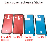 10Pcs/Lot, Back Cover Adhesive Rear Battery Sticker Glue Replacement For Xiaomi Mi 8 10 10T 9 lite Note 10 A3 Mi8 Mi9 Pro Mi6