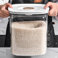 5KG 10KG Rice Storage Box Rice Dispenser Rice Container Grain Storage Jar Cereals Bucket Pet Food Co