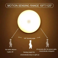 LAMPU SENSOR MAGNETIK PINTAR Nyala Otomatis Kalau Ada Orang Bisa Tempel Di Mana Aja Cas USB Wajib Pu