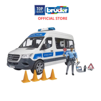 Bruder 2683 - Diecast 1: 16 Mainan Miniatur Mobil Polisi - MB Sprinter Police emergency vehicle with
