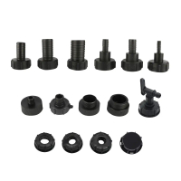 [LOD NJBH ] S60 Coarse Thread to 1/2\ 3/4\" 1\" 1.25\" 1.5\" 2\" Interface IBC Tank Adapter Valve Dr
