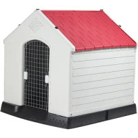 Dog Cage Dog House Golden Retriever Plastic Pet Villa Four Seasons Dog Cage Large House Outdoor Kennel