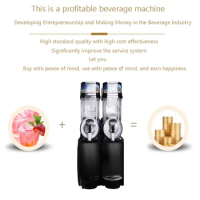 Hot Sale One Tanks 48L Commercial Snow Melting Machine Beverage Fruit Juice Cold Drink Dispenser Slush Machin