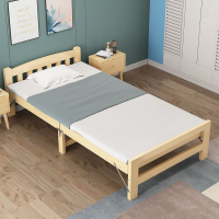 【限時優惠】全實木折疊床單人家用午休床實木兒童小床結實耐用木床簡易午睡床