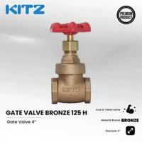 KITZ Gate Valve 4 Inch Bronze 125 H