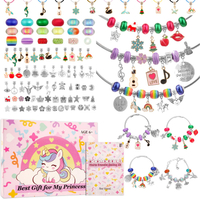 Charm Bracelet Making Kit Jewelry Making Kit Trendy Stuff for Kids Ages 6-12 Unicorn Toy Cute Stuff 