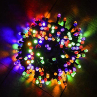 Bộ Đèn Nháy 50M Kim Cương, Dây Led 4 lớp kích thước 50M Trang Trí Tiểu Cảnh , tết , noel