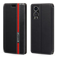 For ZTE Axon 30 5G Case Fashion Multicolor Magnetic Closure Leather Flip Case Cover with Card Holder For ZTE Axon 30S