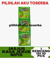 JASJUS JAS JUS Rasa JERUK NIPIS kemasan renceng - ( HARGA 1 RENCENG )