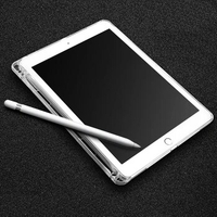 Silicone Case For iPad Mini 6 5 4 3 2 1 Case with Pencil Holder Transparent TPU Soft Case For iPad Mini 5 2019