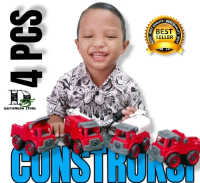 Kaguyaplas kontruksi DIY mekanik cilik truck isi 4 pcs free obeng