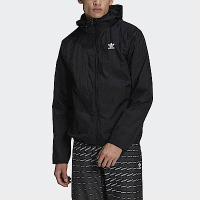 Adidas Essential WB H34687 男 連帽外套 風衣 運動 經典 休閒 國際版 三葉草 輕量 黑