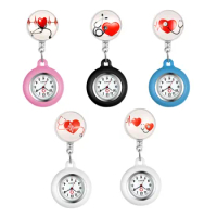 LANCARDO Simple Detachable Nurse Doctor Medical Nurse Pocket Watch Clip-On Analog Digital Brooch Fob Medical hospital Watch