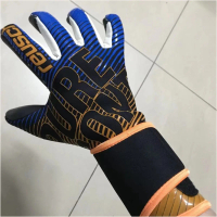 Bestseller Professional 2026 New 4mm Latex Rubber Football Goalkeeper Gloves With Finger Protection 