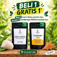 Cordyceps Militaris Powder 50g ( Jamur Cordyceps / Kordiseps )