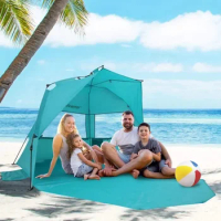 Beach TentFreight Free Camping Supplies Waterproof Outdoor Awnings Nature Hike Tents Shelters Hiking Sports Entertainment