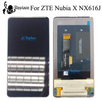 Black NEW 6.26 inch For ZTE Nubia X NubiaX NX616J LCD Display Touch Screen Digitizer Assembly Replacement