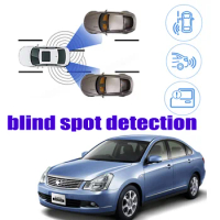 Car BSM Blind Area Spot Warning Safety Drive Alert Mirror Rear Radar Detection System For Nissan Sylphy Almera G11 2005~2011
