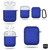 CaseStudi Explorer Case 藍色充電盒保護殼(含扣環),適用 AirPods 1/2