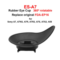 ES-A7 Rubber 360° rotatable Eye cup Eyepiece replace Sony FDA-EP16 for Sony A7R,A7R II,A7,A7II,A7S,A7S II,A58