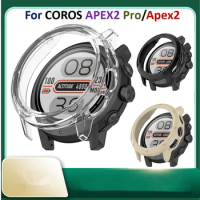 For COROS APEX2 Pro/Apex2 Smart watch Cover PC Frame Bezel Replacement Screen Protector Case for COROS APEX 2 Pro Bracelet Shell