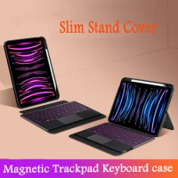 Magnetic Detachable Case for Samsung Tab A8 10.5 2021 X205 X200 S7 S8 11 for Samsung Tab Tab S6 Lite 10.4 Touchpad Keyboard Case