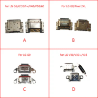 2PCS Type C USB Charging Dock Connector For LG G8 ThinQ G820 G8S G7 Q7 G6 G600 G9 G900 Q92 V60 V50 V40 V30 V35 V30S Charger Port