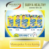 (PAKET 4 BAL) MAMYPOKO PANTS XTRA KERING / POPOK CELANA MAMYPOKO EXTRA KERING UKURAN S-XXL M48 4 BAL