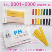 10Pack/LOT=800PCS pH Meters strips Indicator Test Strips 1-14 Paper Litmus Tester Urine &amp; Saliva Pregnancy PH test Paper