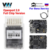 Full Chip Openport 2.0 ECU FLASH open port 2 0 Auto Chip Tuning OBD 2 OBD2 Car Diagnostic Tool For Mercedes Benz J2534 Scanner