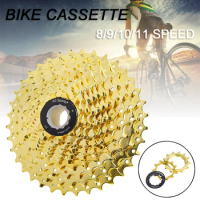 VG SPORTS Mountain Bike Freewheels 8/9/10/11 Speed Gold Mountain Road Bike Flywheel Wear-resistant Lightweight Cassette Flywheel