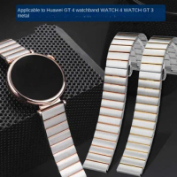 18m For Huawei 41mm GT4 watch4 Watchband gt3 Smart gt2 Rose gold Ladies Stainless steel Watch strap Quick release women bracelet