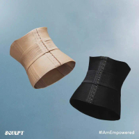 Sculpt Aries Waist Trainer - Triple Duplex Compression Seamless Korset Stagen Pinggang Wanita Boxer 