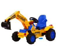 電動挖掘機玩具兒童挖掘機可坐可騎電動玩具車大號挖土機 LX 全館免運