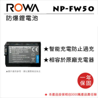 ROWA 樂華 FOR SONY NP-FW50 FW50 電池 全新 保固一年 NEX A5000 A5100 A6000