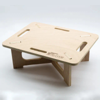 【FIELDOOR】日本 M 號 可DIY木桌 小桌子 木桌 小木桌 邊桌 茶几 日本木桌(露營桌 輕量化木桌)