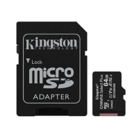【Kingston 金士頓】Canvas Select Plus microSD 64GB 記憶卡【SDCS2∕64GB】