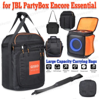 Large Capacity Storage Bags Waterproof Speaker Storage Box with Adjustable Strap Accessories for JBL PartyBox Encore Essential