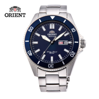 ORIENT 東方錶 WATER RESISTANT系列 200m潛水錶 鋼帶款 藍色 RA-AA0009L