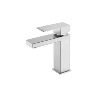 Bathroom Basin Faucet Brushed Sink Faucet Sus 304 Stainless Steel Hot Cold Bath Faucets Vanity Tap Deck Mounted Washbasin Taps