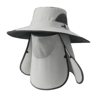 UV Protection Hat For Women Women UV Protection Face Coverings Hat Fully Wrapped UV Protection Wide Brim Hat For Outdoor Fishing