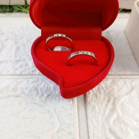 Cincin Couple Titanium Premium | Garansi 5 Tahun | A01 | Cincin Tunangan | Cincin Nikah | Anti Karat